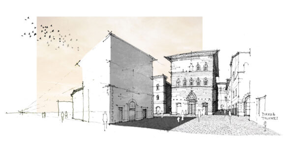 Piazza Tolomei, Siena, Italien / Matthias, 2015