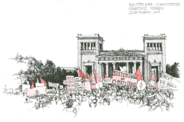 Alle fürs Klima, Königsplatz, München / Gero, 2019
