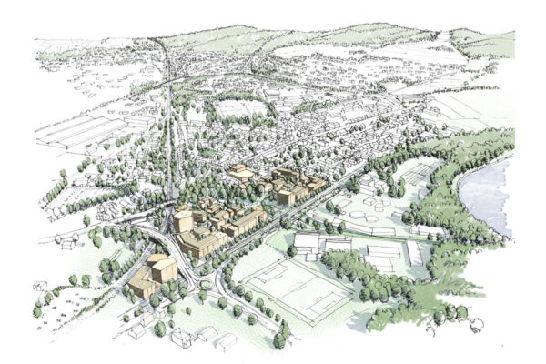 Gleisdreieck Radolfzell / für a p d | bauWerke für Menschen, gruppe dezentral, Hannes Hörr Landschaftsarchitektur / 2019 / 3. Rang