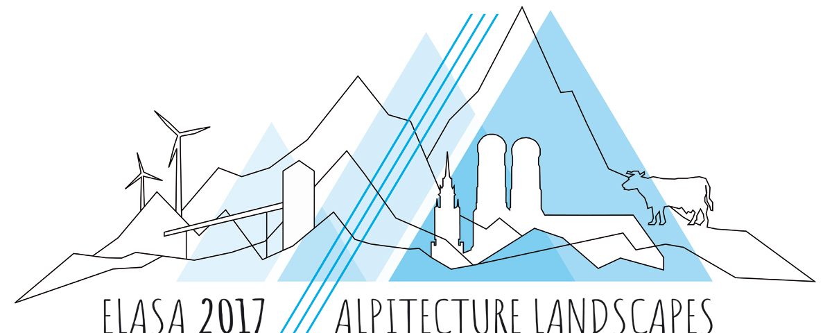 Logo 'Alpitecture Landscapes' / für das Jahrestreffen der European Landscape Architecture Student Association ELASA 2017