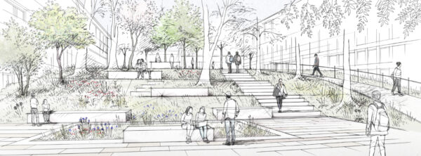 Wettbewerb Schulzentrum Reutlingen / für Bresch Henne Mühlinghaus Planungsgesellschaft mbH / 2020