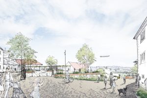 Ortsmitte Öhningen / für Weißhaupt Landschaftsarchitektur / 2020 / 4.Platz