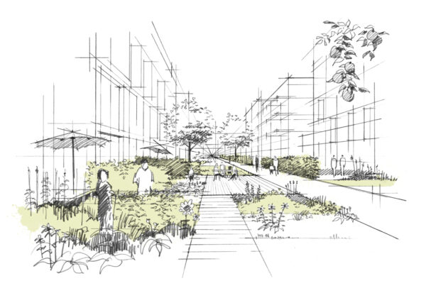 Hindenburgquartier Ulm / für das Architekturbüro Huber und Viktor Filimonow / 2016 / 2. Runde