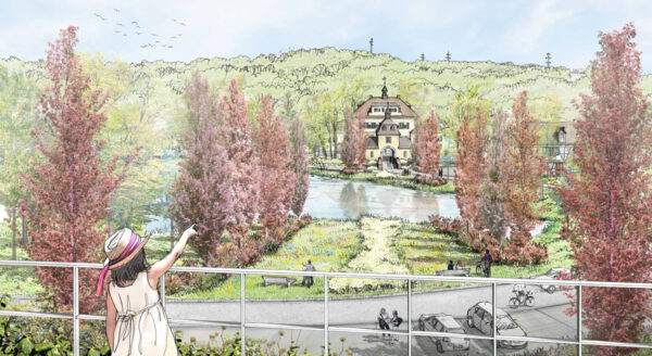Landschaftsfenster Sülztal / für die Stadt Rösrath zum Tag der Städtebauförderung / 2021