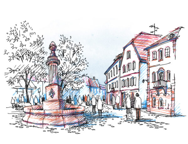 Place d'Armes, Haguenau, Elsass / Matthias / 2022