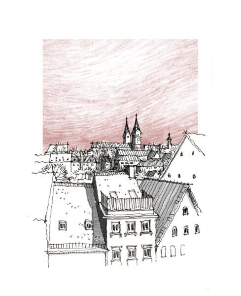 Blick auf den Freisinger Dom / Gero, 2023