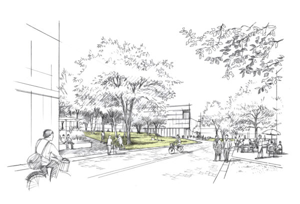Altstadtquartier Büchel Aachen / für ver.de Landschaftsarchitekten Stadtplaner / 2023 / 2. Platz