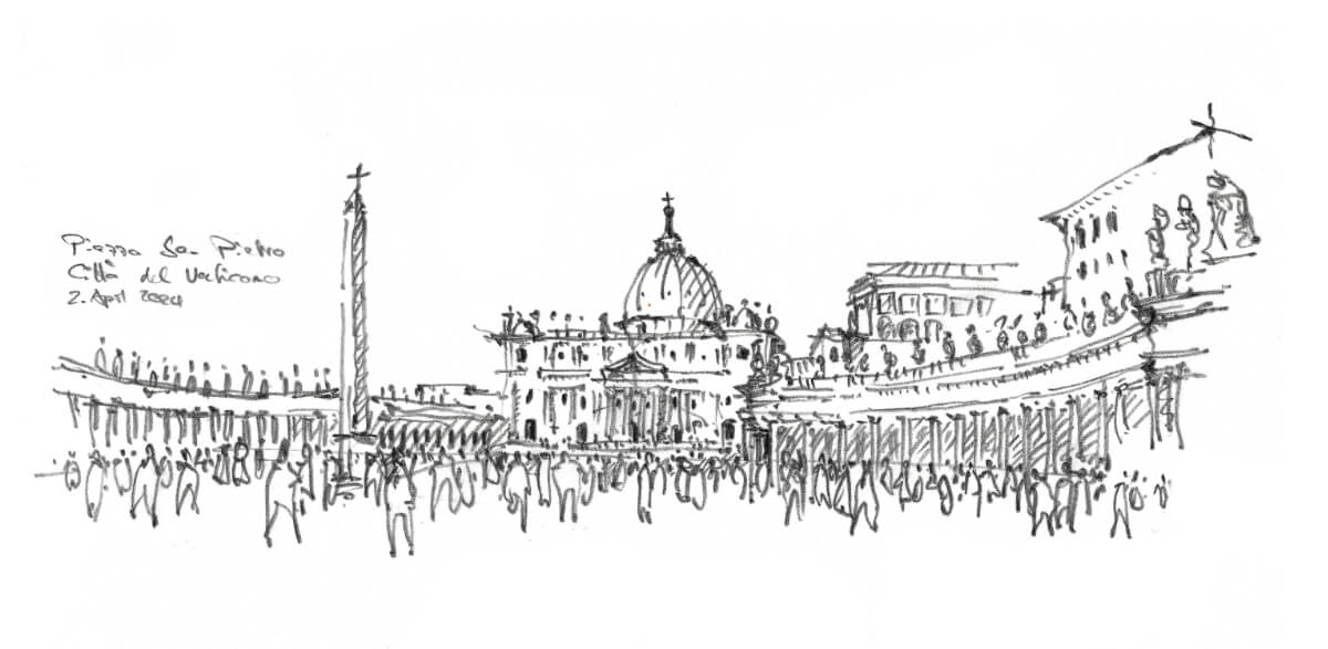 Piazza San Pietro, Vatikan / Gero, 2024