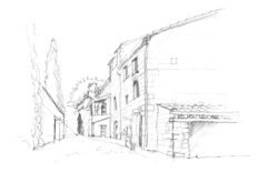 Podere Acquarello | Zeichnung: Daniel Sprenger