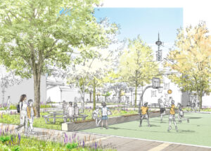 Ortsmitte Karlshuld / für arbos landscape / 2025 / 3. Platz