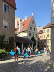 Zeichenspaziergang mit Schnellskizzen durch das Lechviertel
