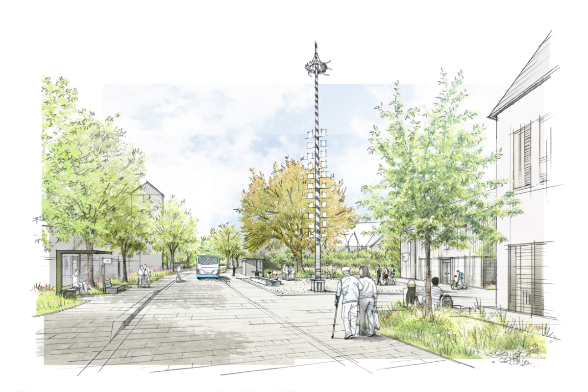 Ortsmitte Greifenberg / für Lex Kerfers_Landschaftsarchitekten / 2025 / Anerkennung