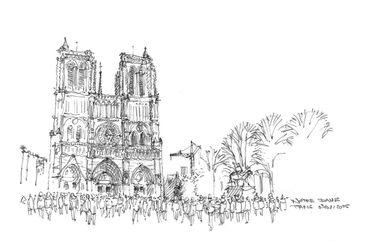 Cathédrale Notre-Dame de Paris / Gero, 2025
