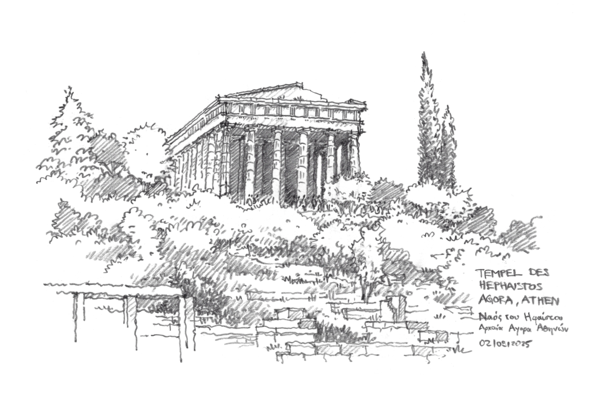 Ναός του Ηφαίστου – Hephaistos-Tempel, Athen / Gero, 2025
