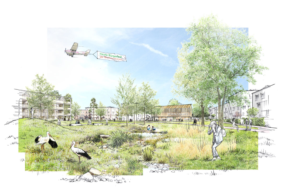 Wohnpark Ost Nördlingen / für Hähnig | Gemmeke Architekten und Stadtplaner / 2025 / 1. Preis