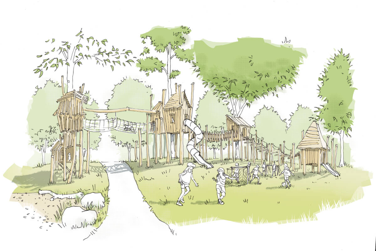 Kindergarten St. Elisabeth in Merdingen / für 3landschaft & Stocker Dewes Architekten / 2025 / 4. Preis