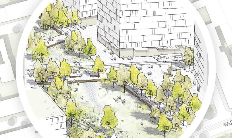 Freiräume Nordwestbahnhof Wien / für ver.de Landschaftsarchitekten Stadtplaner / 2025 / 2. Preis