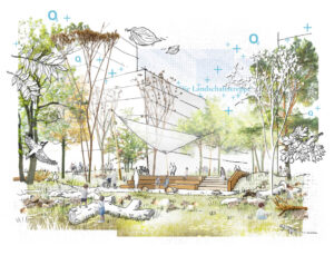 Freiräume Nordwestbahnhof Wien / für ver.de Landschaftsarchitekten Stadtplaner / 2025 / 2. Preis