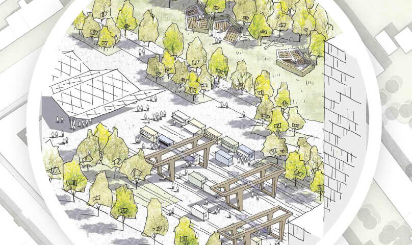 Freiräume Nordwestbahnhof Wien / für ver.de Landschaftsarchitekten Stadtplaner / 2025 / 2. Preis