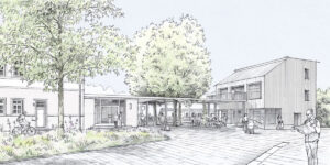 Neubau eines multifunktionalen Gebäudes und Aktivierung des Bahnhofsareals Grafrath / Wettbewerbsbeitrag mit MA-ARCH / 2025 / 2. Runde