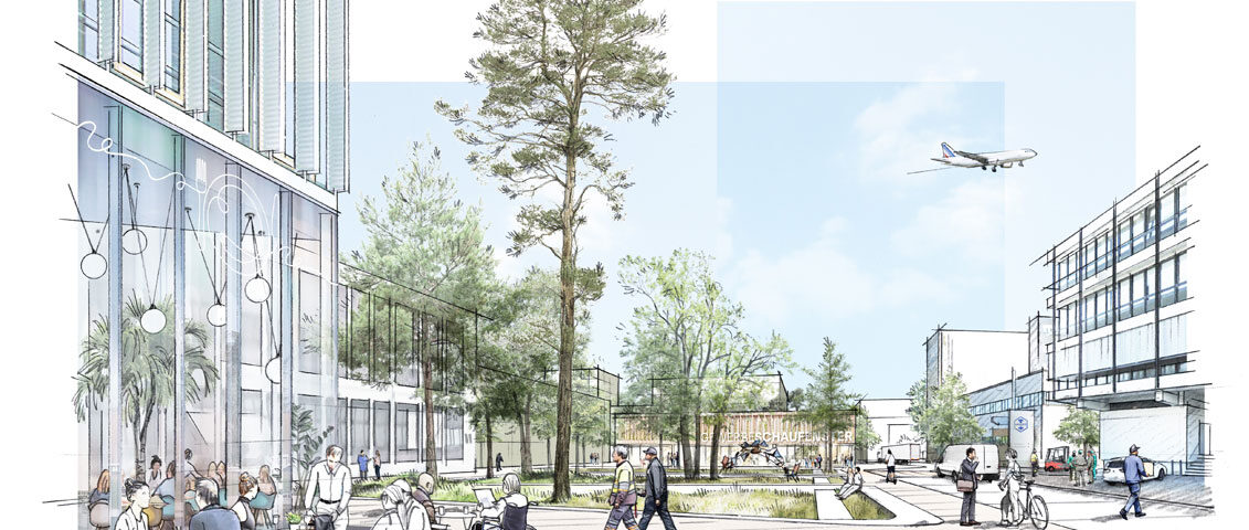 Urbane Mitte Leinfelden – Sprung über die Gleise / für Hähnig | Gemmeke Architekten und Stadtplaner / 2026 / 1. Preis