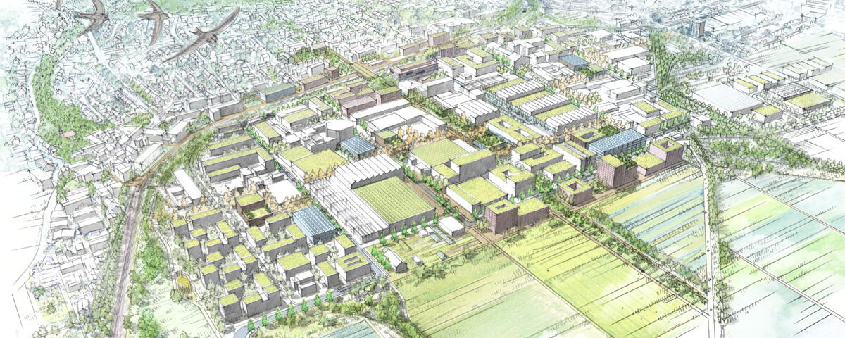 Urbane Mitte Leinfelden – Sprung über die Gleise / für Hähnig | Gemmeke Architekten und Stadtplaner / 2026 / 1. Preis