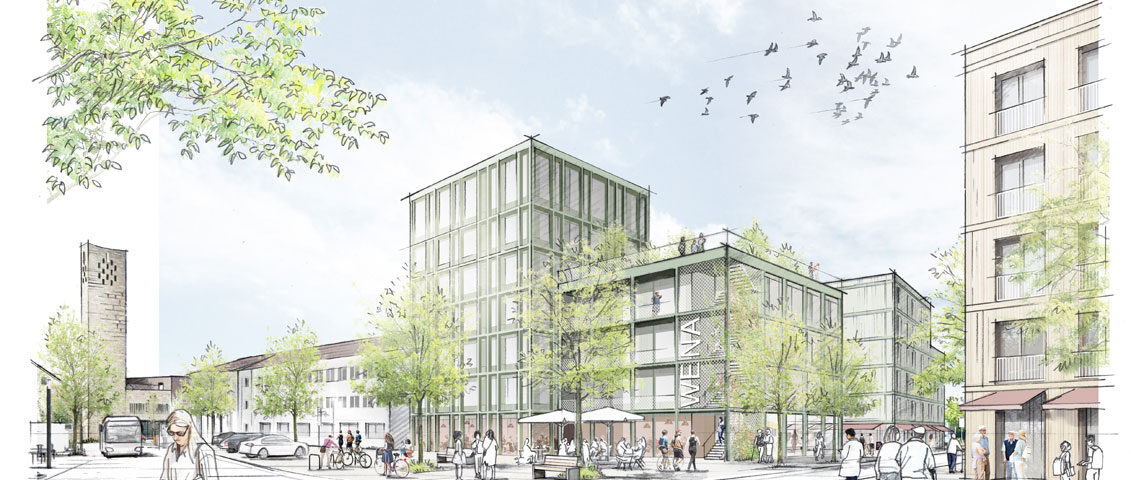 Tor zur Innenstadt Wendlingen / für Hähnig | Gemmeke Architekten und Stadtplaner mit Baisch+Fritz Architekten / 2026 / 1. Preis