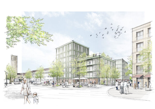 Tor zur Innenstadt Wendlingen / für Hähnig | Gemmeke Architekten und Stadtplaner mit Baisch+Fritz Architekten / 2026 / 1. Preis