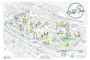Wimmelbild für ein Tischset / für Birs Golf AG / 2026