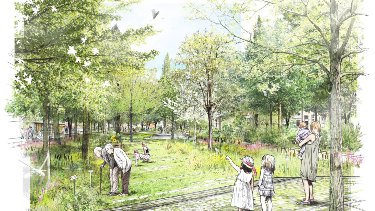 Umgestaltung Keßlerplatz in Nürnberg / für adlerolesch / 2026 / 1.Preis