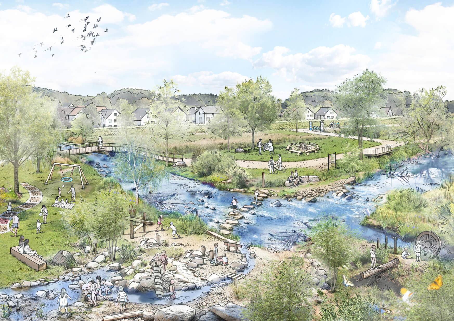 Visionen für erlebbare Bäche und Flüsse / für das Bayerische Landesamt für Umwelt / 2026