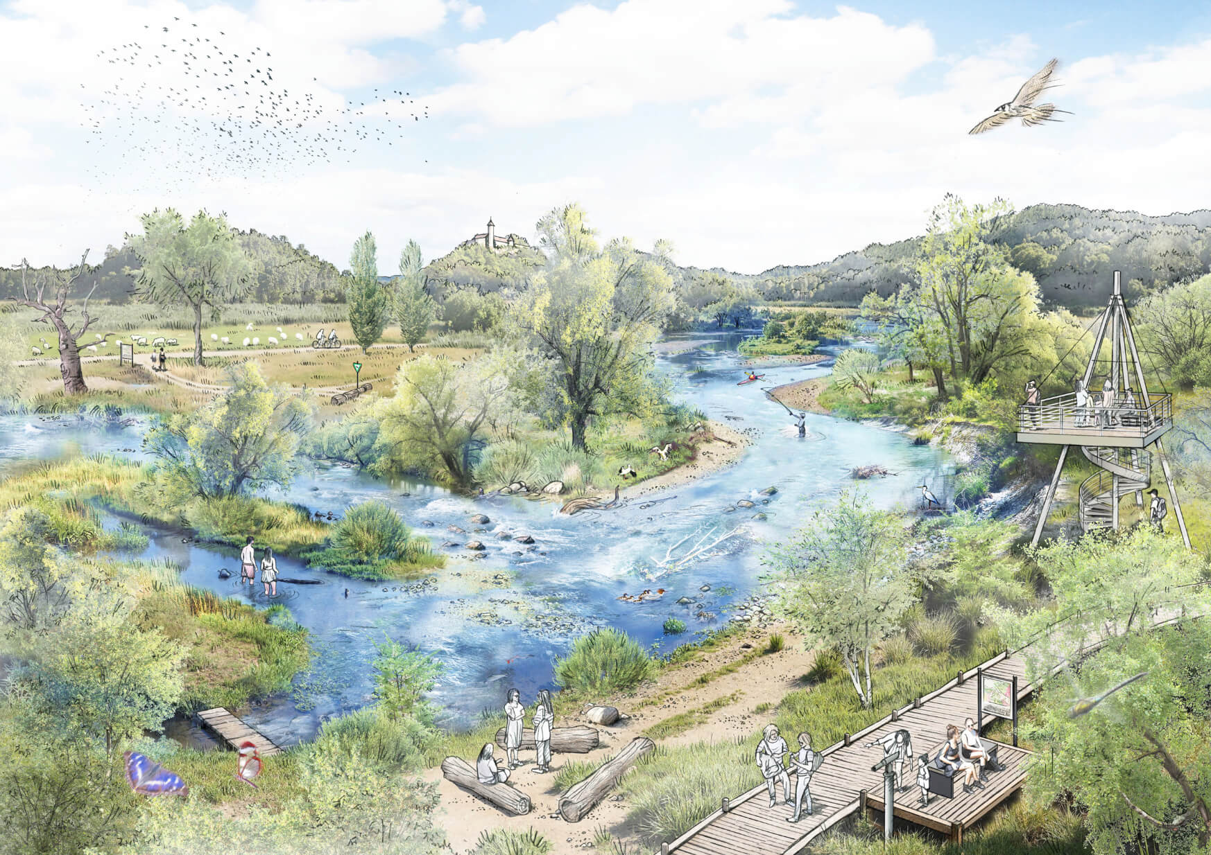 Visionen für erlebbare Bäche und Flüsse / für das Bayerische Landesamt für Umwelt / 2026