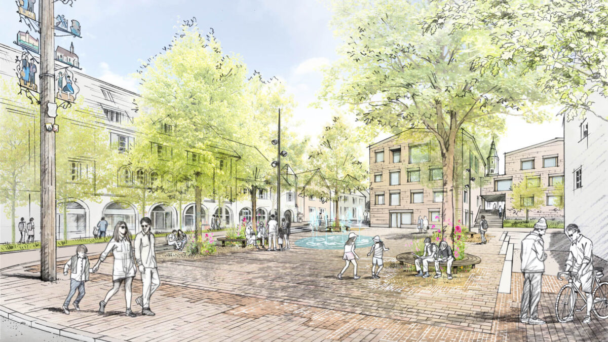 Neubau Rathaus und Umgestaltung Rathausumfeld in Mering / für Karl Landschaftsarchitektur / 2026
