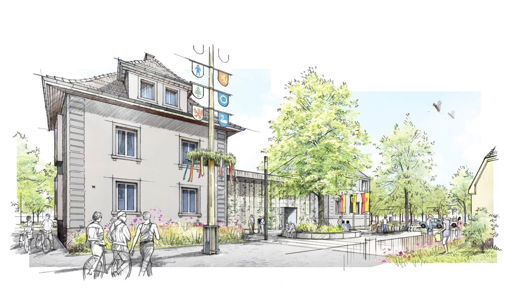Ortsmitte Ötigheim / für Planschiede Hansert / 2025